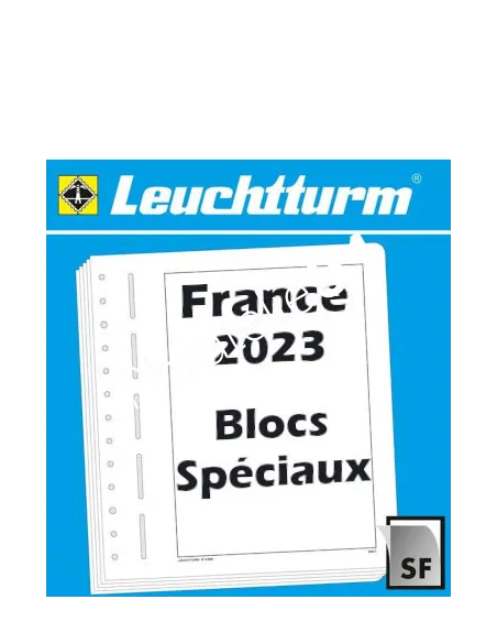 Jeux FRANCE 2023 LEUCHTTURM pour blocs spéciaux 2023