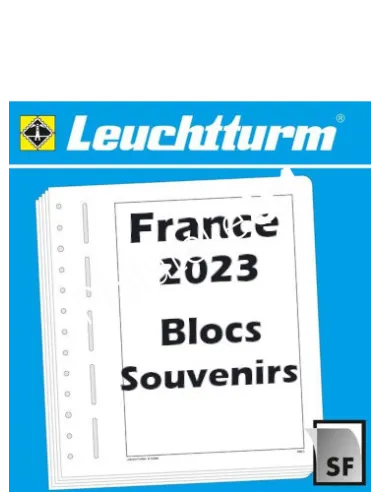 Leuchtturm FRANCE 2023, Blocs souvenirs, matériel philatélique