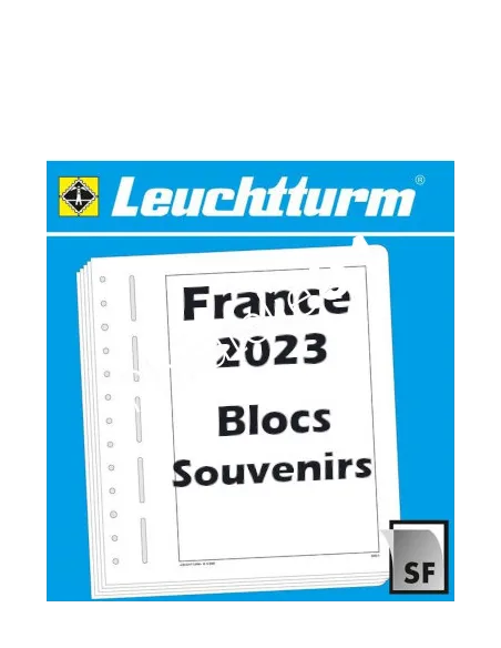 Leuchtturm FRANCE 2023, Blocs souvenirs, matériel philatélique