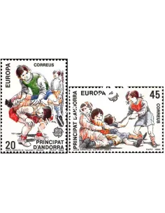 Andorre Espagnol, n° 199 à 200, EUROPA 1989, collection timbre Europe