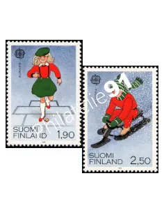 Finlande, n° 1042 à 1043, EUROPA 1989, collection timbre Europe