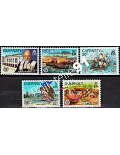 Timbres de GUERNESEY n° 247 à 252, EUROPA 1982, Faits historiques