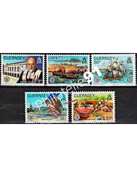 Timbres de GUERNESEY n° 247 à 252, EUROPA 1982, Faits historiques