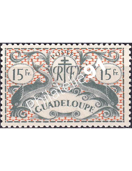 Guadeloupe n° 195, Collection timbres Colonies fraçaises