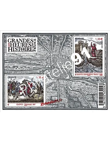 Timbres de France n° 4704 à 4705 - F4704 - les grandes heures de l'Histoire de France