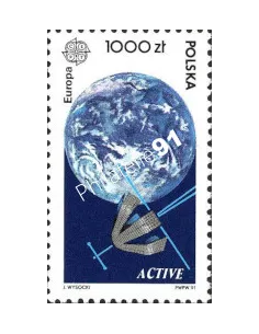 Timbre de Pologne n° 3126, EUROPA 1991, collection timbre Europe