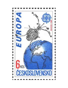 Tchécoslovaquie, n° 2884, EUROPA 1991, collection timbre Europe