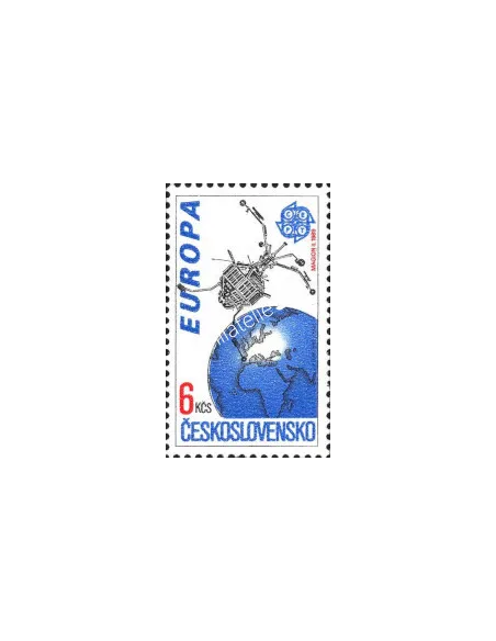 Tchécoslovaquie, n° 2884, EUROPA 1991, collection timbre Europe