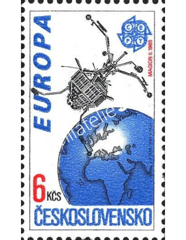 Tchécoslovaquie, n° 2884, EUROPA 1991, collection timbre Europe