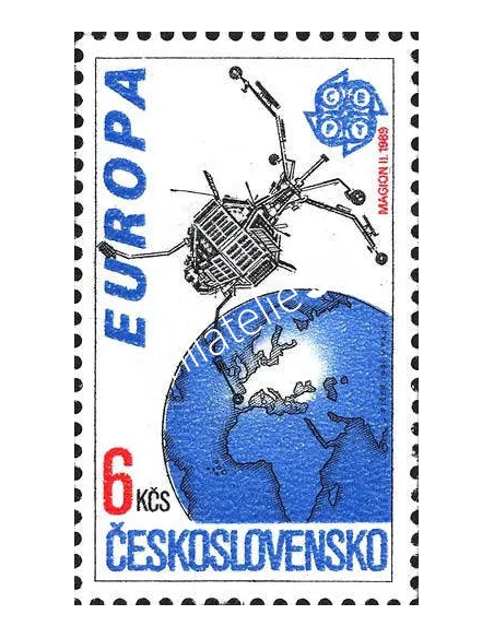 Tchécoslovaquie, n° 2884, EUROPA 1991, collection timbre Europe