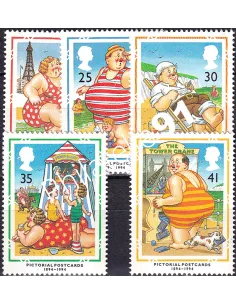 Grande-Bretagne, n° 1753 à 1757 collection timbre Europe