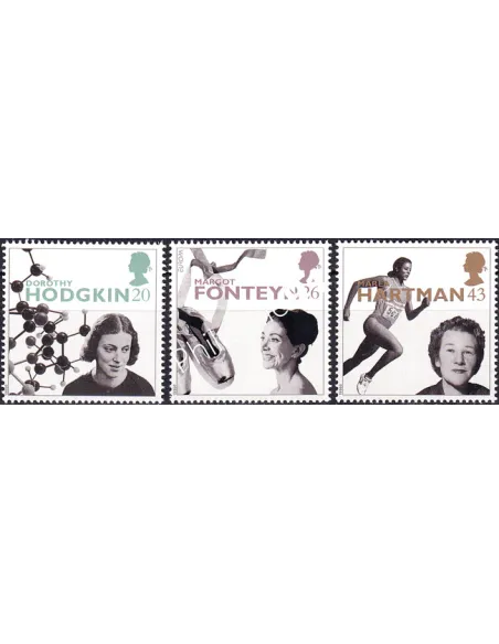 Grande-Bretagne, n° 1905 à 1907 collection timbre Europe