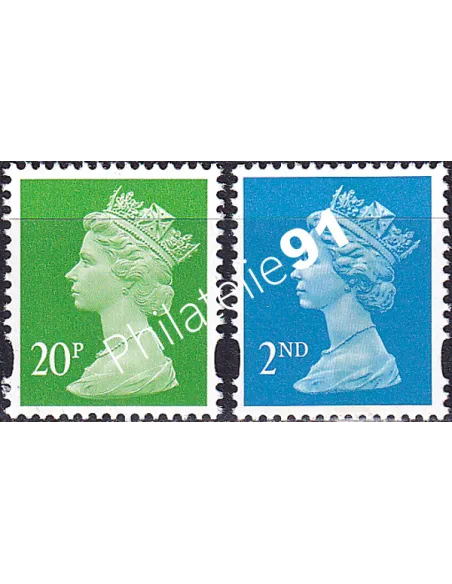 Grande-Bretagne, n° 1955 à 1956, collection timbre Europe
