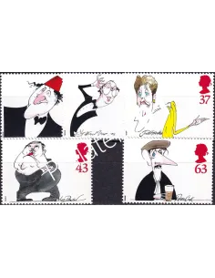 Grande-Bretagne, n° 2036 à 2040 collection timbre Europe