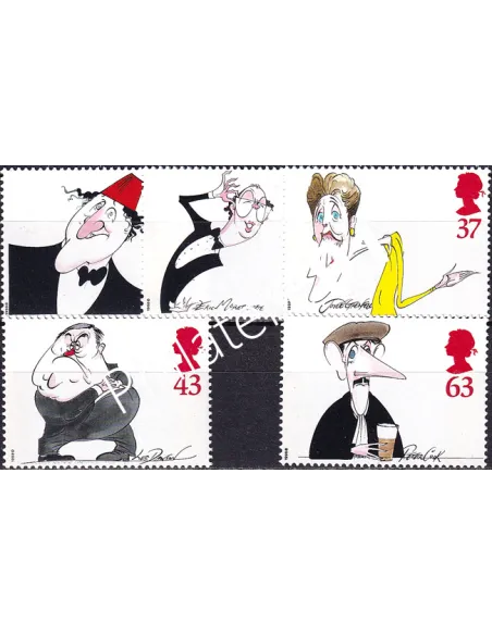 Grande-Bretagne, n° 2036 à 2040 collection timbre Europe