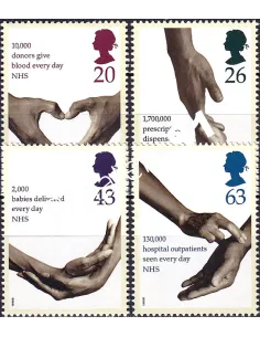 Grande-Bretagne, n° 2043 à 2046 collection timbre Europe