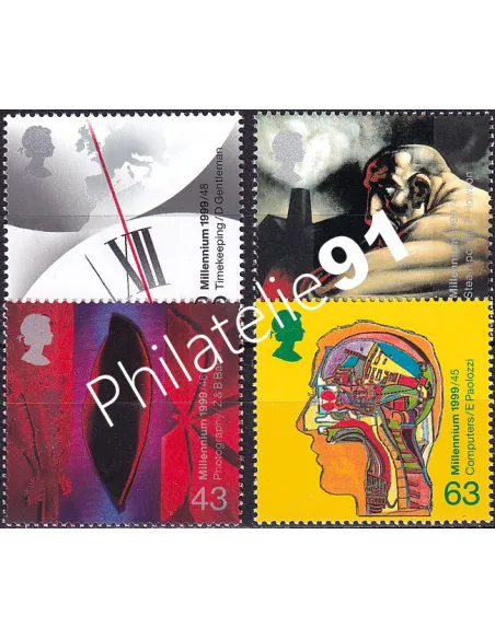 Grande-Bretagne, n° 2066 à 2069 collection timbre Europe