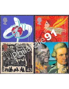 Grande-Bretagne, n° 2070 à 2073 collection timbre Europe