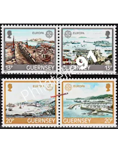 GUERNESEY, n° 267 à 270,EUROPA 1983, collection timbres Europe