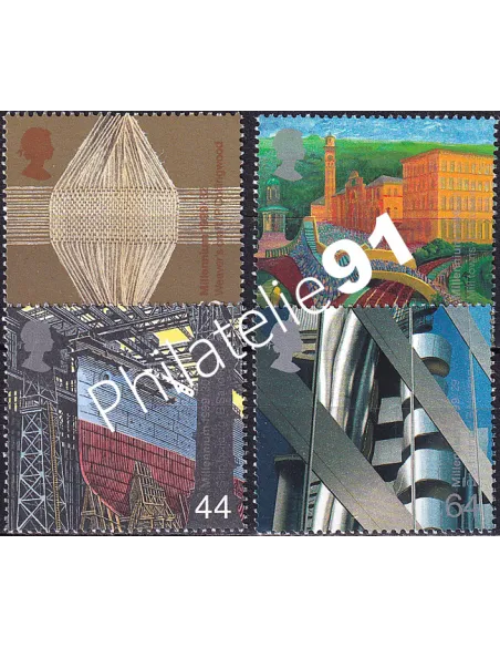 Grande-Bretagne, n° 2096 à 2099 collection timbre Europe