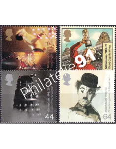 Grande-Bretagne, n° 2100 à 2103 collection timbre Europe