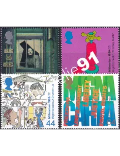 Grande-Bretagne, n° 2116 à 2119 collection timbre Europe