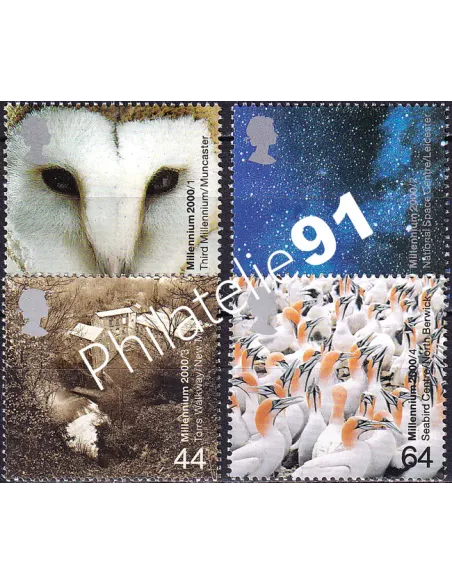 Grande-Bretagne, n° 2146 à 2149 collection timbre Europe