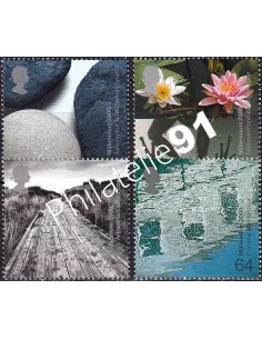 Grande-Bretagne, n° 2158 à 2161 collection timbre Europe