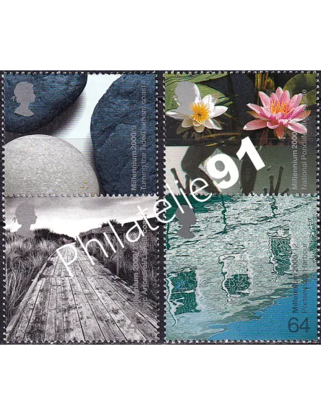 Grande-Bretagne, n° 2158 à 2161 collection timbre Europe