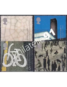 Grande-Bretagne, n° 2166 à 2169 collection timbre Europe