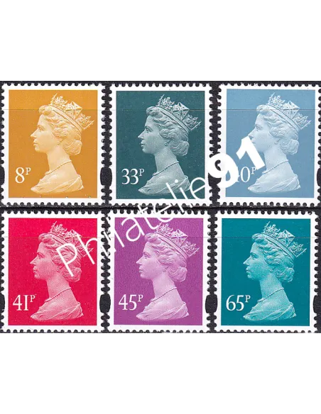 Grande-Bretagne, n° 2170 à 2175, collection timbre Europe