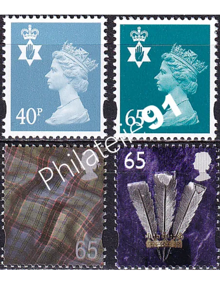 Grande-Bretagne, n° 2176 à 2179, collection timbre Europe