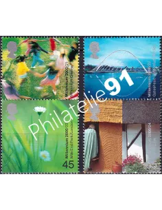 Grande-Bretagne, n° 2182 à 2185 collection timbre Europe