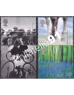 Grande-Bretagne, n° 2187 à 2190 collection timbre Europe