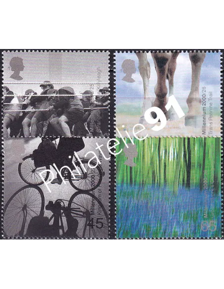 Grande-Bretagne, n° 2187 à 2190 collection timbre Europe