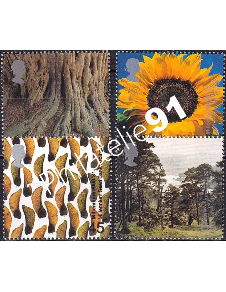 Grande-Bretagne, n° 2191 à 2194 collection timbre Europe