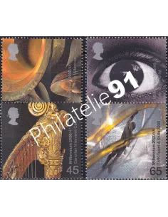 Grande-Bretagne, n° 2213 à 2216 collection timbre Europe
