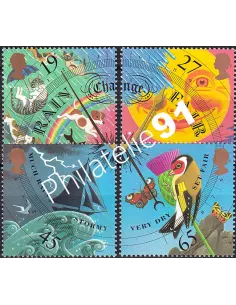 Grande-Bretagne, n° 2240 à 2243 collection timbre Europe
