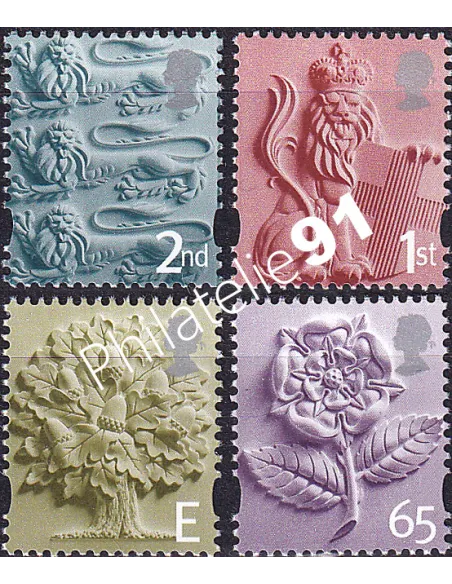 Grande-Bretagne, n° 2249 à 2252, collection timbre Europe