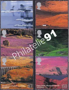Grande-Bretagne, n° 2462 à 2467 collection timbre Europe