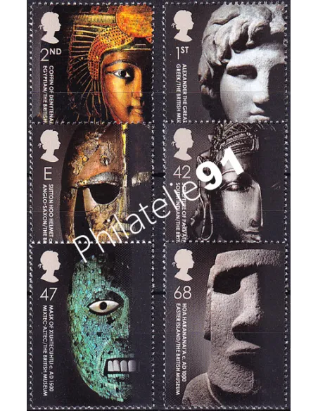 Grande-Bretagne, n° 2480 à 2485 collection timbre Europe