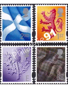 Grande-Bretagne, n° 2490 à 2493, collection timbre Europe