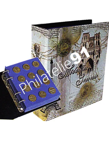 Matériel pour numismates - Feuillet pour Album "Artline" pour Médailles-souvenir - Réf. 7808 SAFE