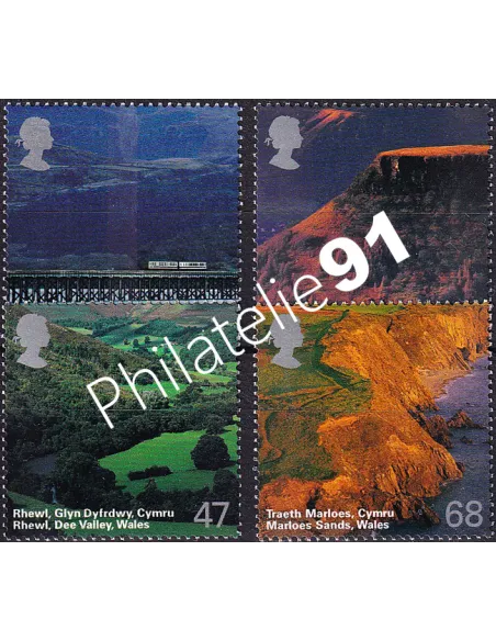 Grande-Bretagne, n° 2565 à 2568 collection timbre Europe