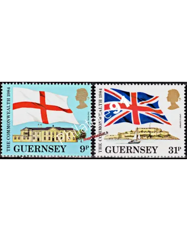 GUERNESEY - n°  288 à 289 ** - Liens avec le Commonwealth