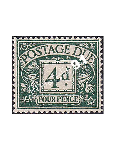 Grande-Bretagne, Timbre-taxe n° 20, collection timbre Europe