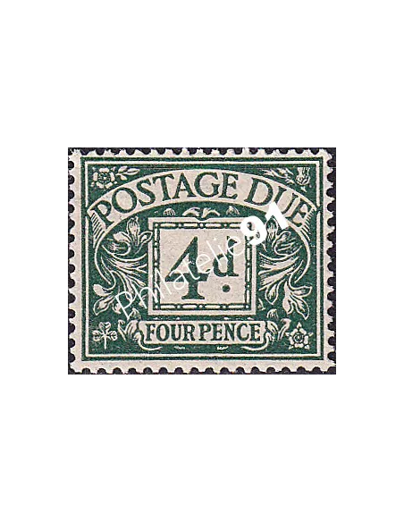 Grande-Bretagne, Timbre-taxe n° 20, collection timbre Europe