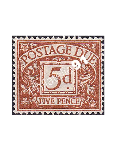 Grande-Bretagne, Timbre-taxe n° 21, collection timbre Europe