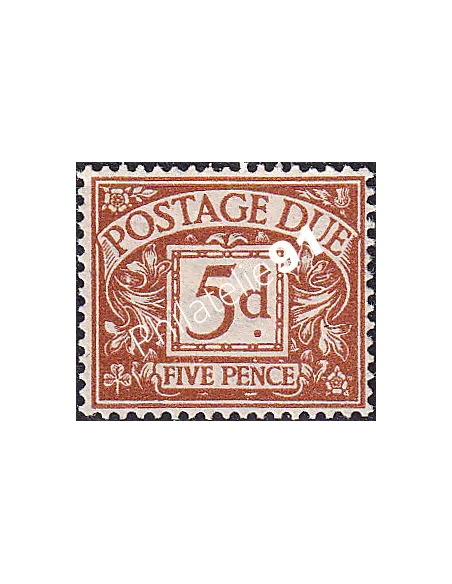 Grande-Bretagne, Timbre-taxe n° 21, collection timbre Europe