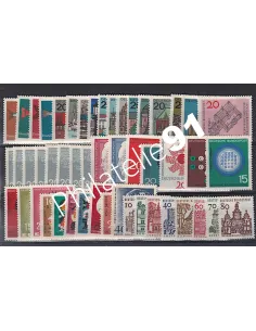 Allemagne RFA., Année complète timbres 1964, Collection timbres Europe